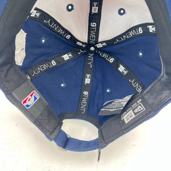 New Era 9Fifty NBA Utah Jazz Blue Navy Yellow Embroidered Snapback Hat - Picture 8 of 10